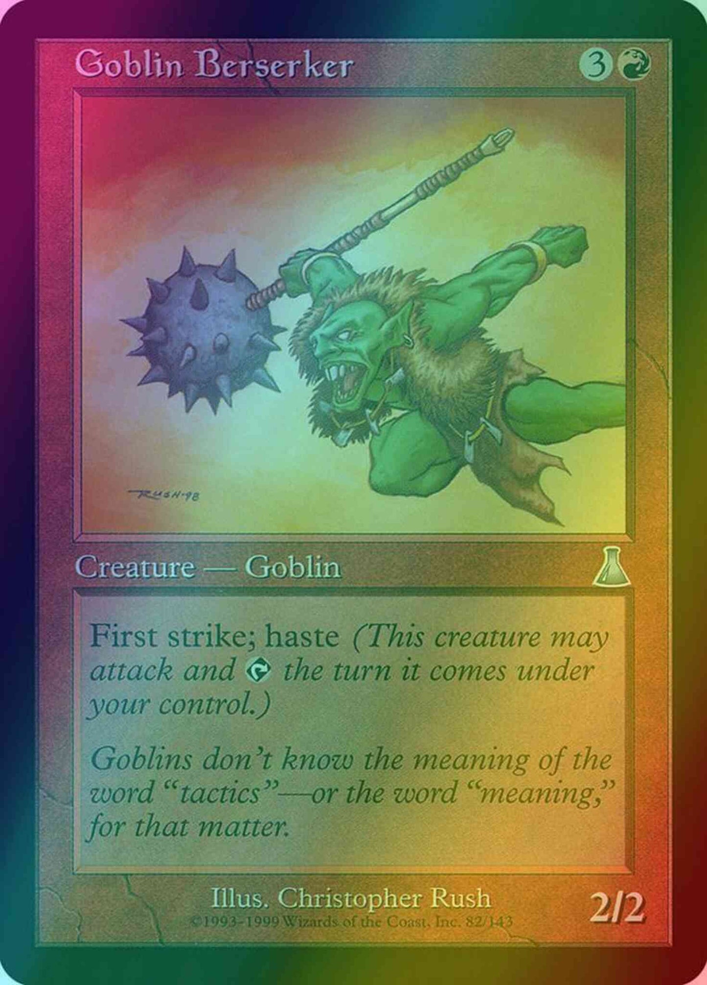 Goblin Berserker [82] [Urza's Destiny] [Foil]