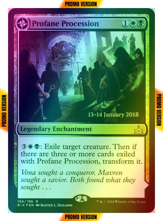 Profane Procession // Tomb of the Dusk Rose [166s] [Rivals of Ixalan Promos] [Foil]
