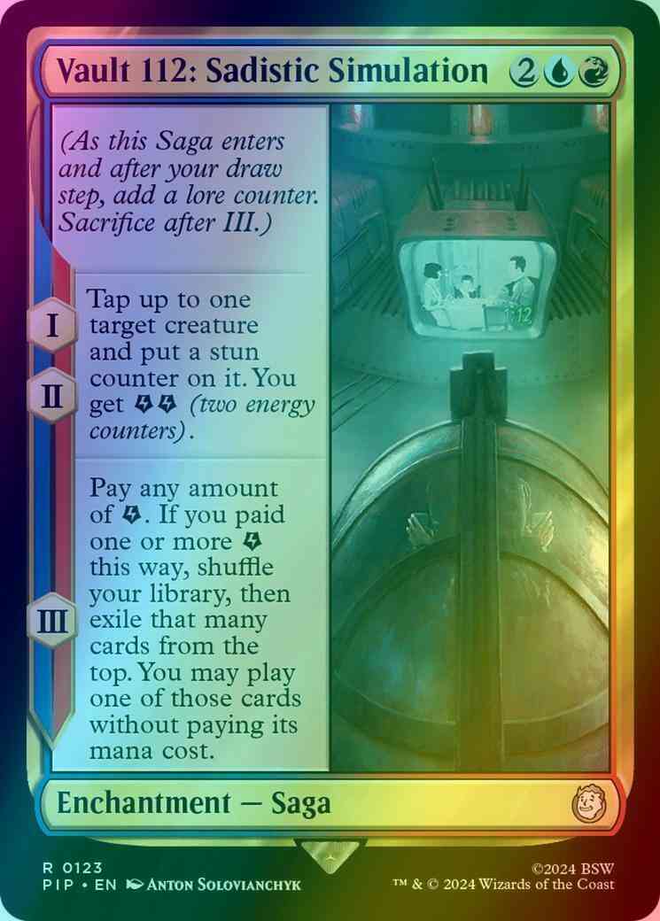 Vault 112: Sadistic Simulation [123] [Fallout] [Foil]