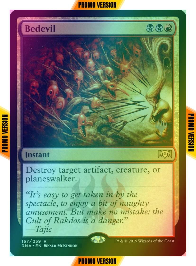 Bedevil [157p] [Promo Pack] [Ravnica Allegiance Promos] [Foil]