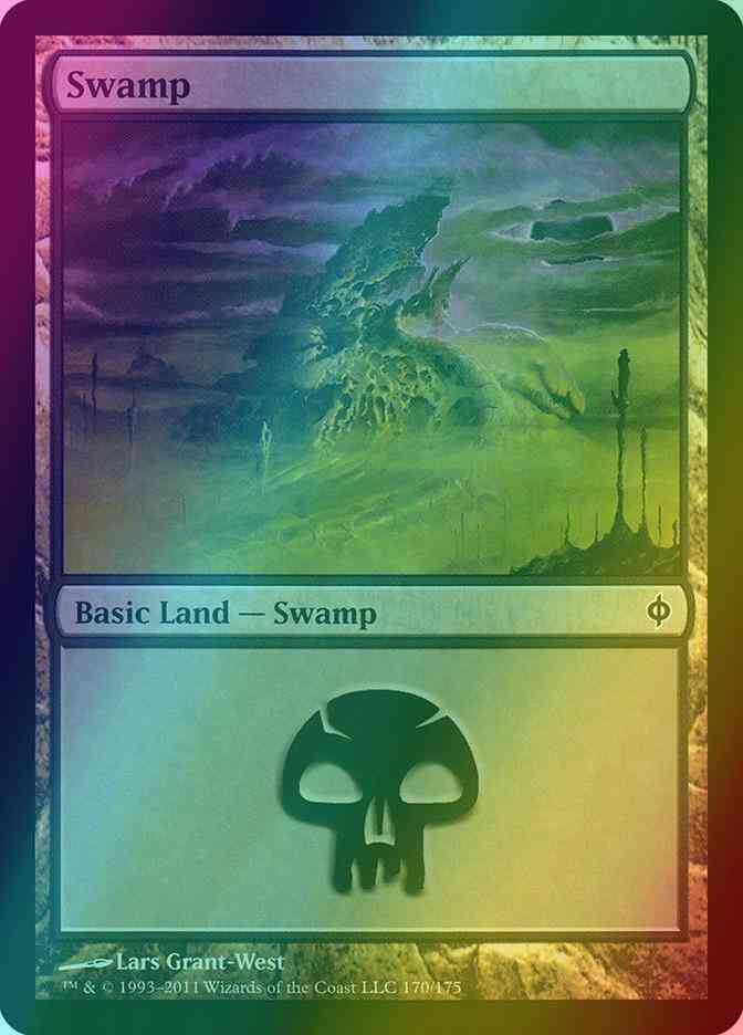 Swamp [170] [New Phyrexia] [Foil]