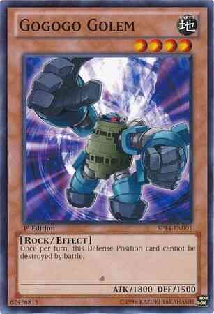 Gogogo Golem - SP14-EN001 - Common - 1st Edition