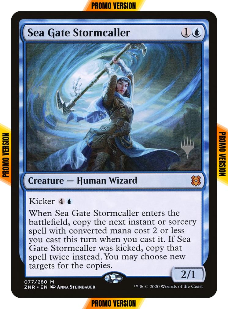 Sea Gate Stormcaller [Promo Pack] [77p] [Zendikar Rising Promos] [Foil]