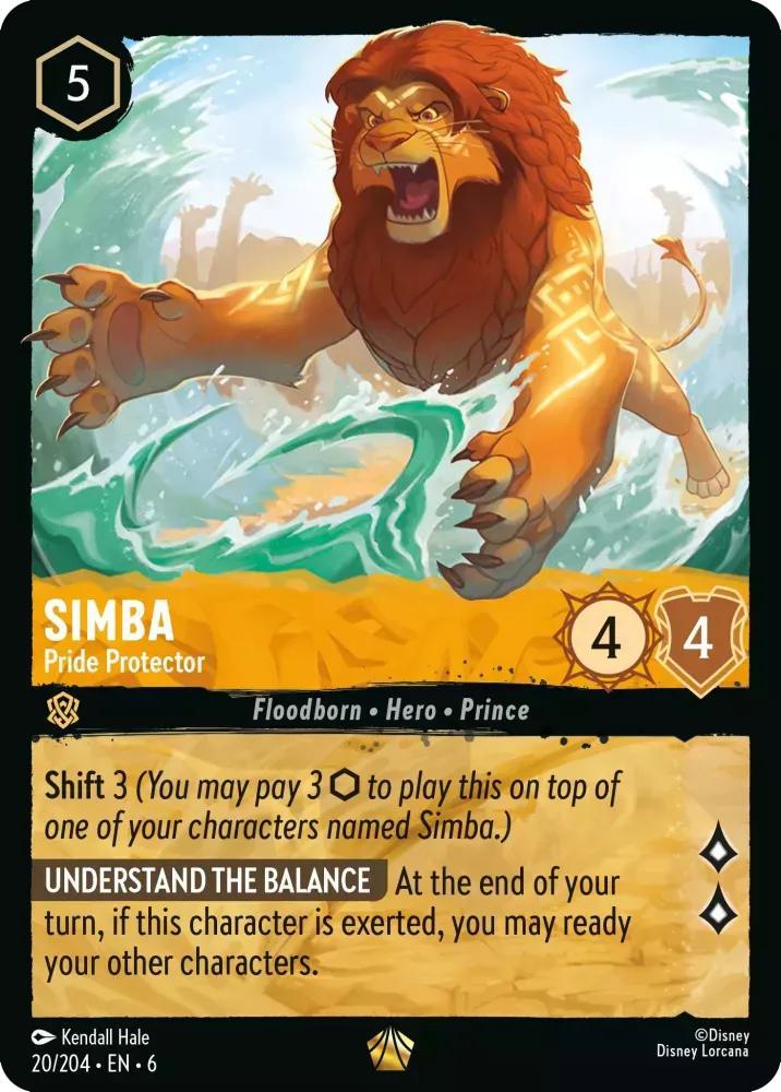 Simba - Pride Protector - 20/204 [Azurite Sea] [Non-Foil]