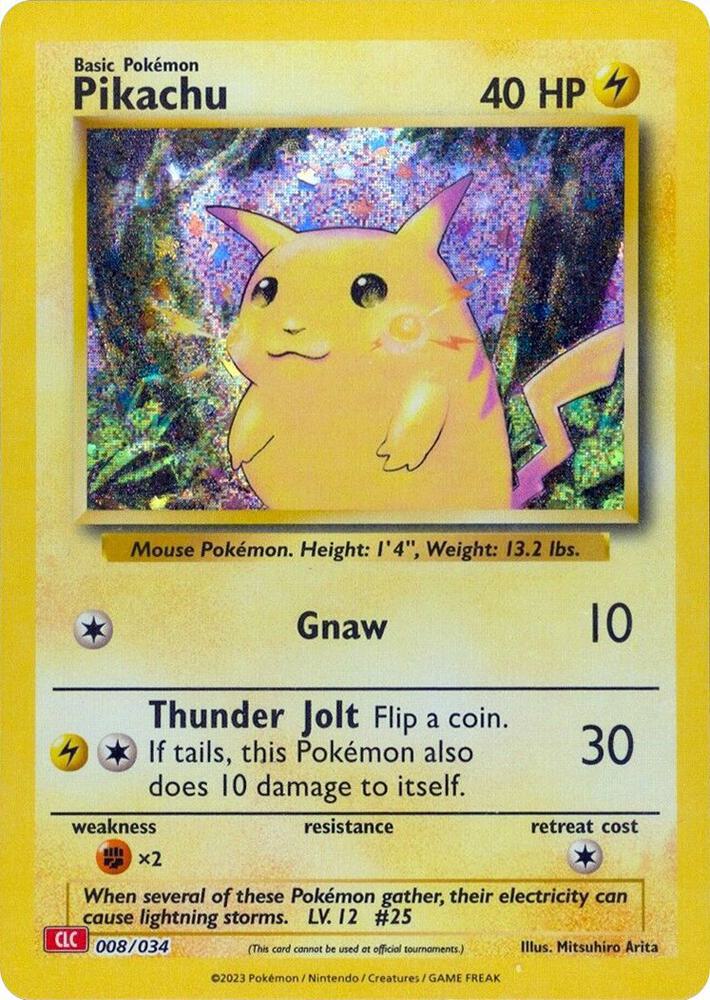 Pikachu - 008/034 - Promo - CLC [tcgc-CLC008] [Holo]