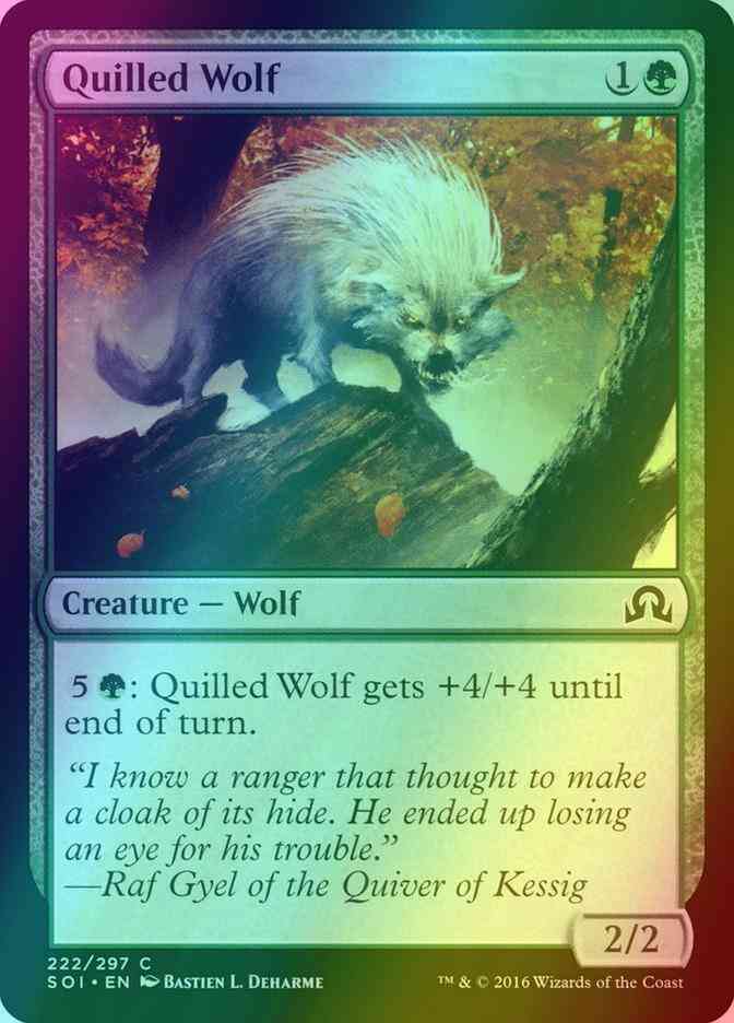 Quilled Wolf [222] [Shadows over Innistrad] [Foil]