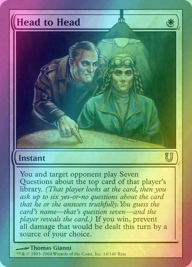 Head to Head [14] [Unhinged] [Foil]