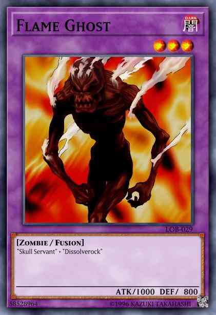 Flame Ghost - LOB-029 - Rare - Unlimited