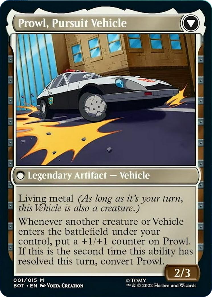 Prowl, Stoic Strategist // Prowl, Pursuit Vehicle [1] [Universes Beyond: Transformers] [Non-Foil]