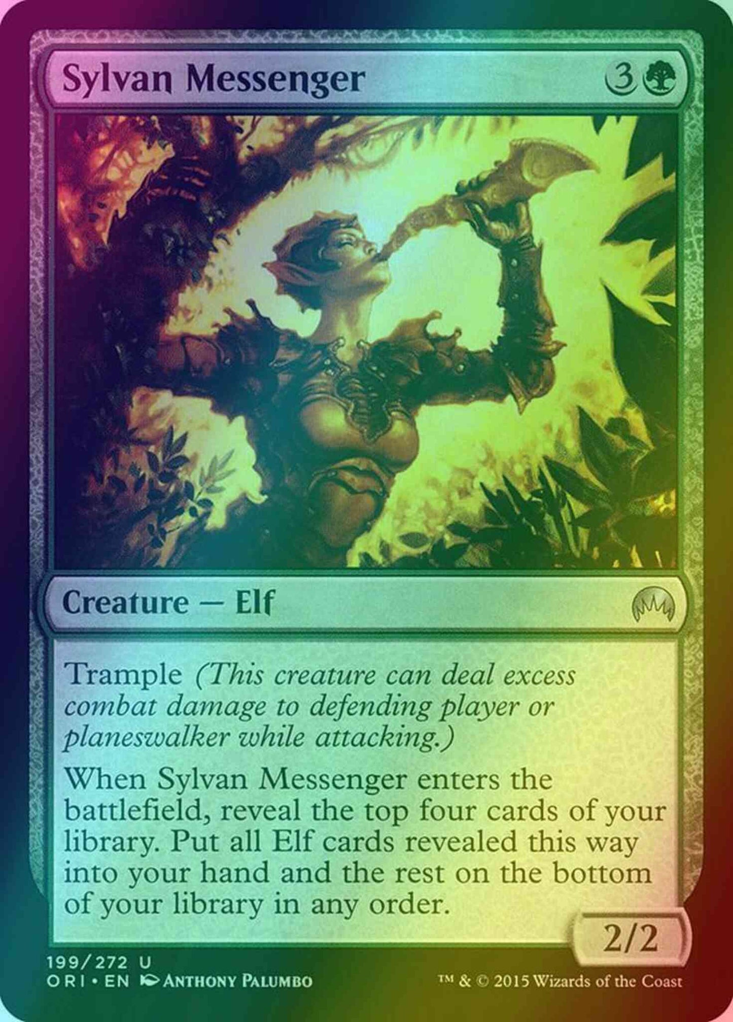 Sylvan Messenger [199] [Magic Origins] [Foil]