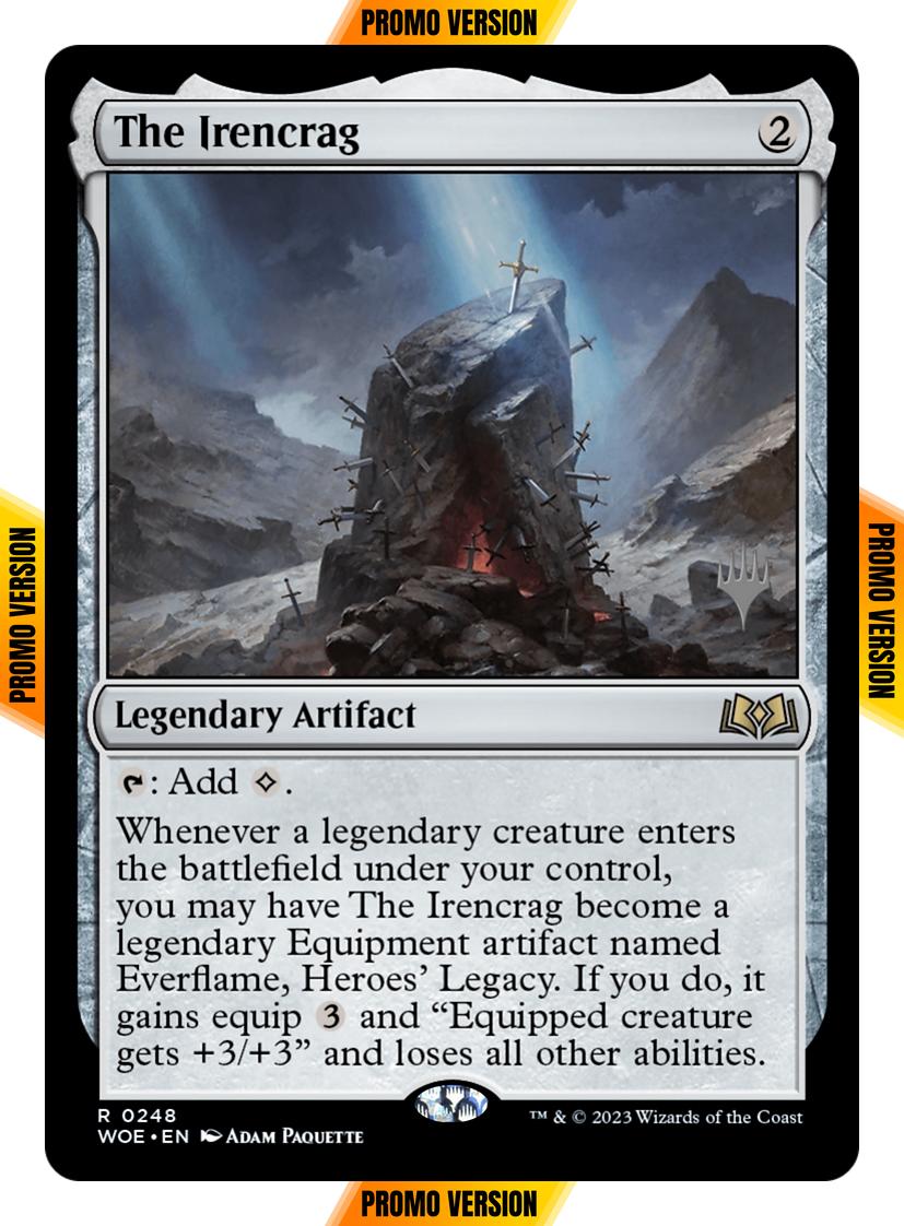 The Irencrag [248p] [Promo Pack] [Wilds of Eldraine: Promos] [Non-Foil]