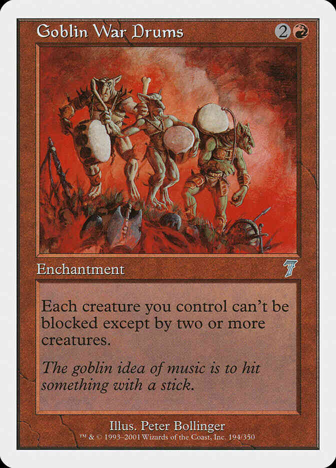 Goblin War Drums [194] [Seventh Edition] [Non-Foil]
