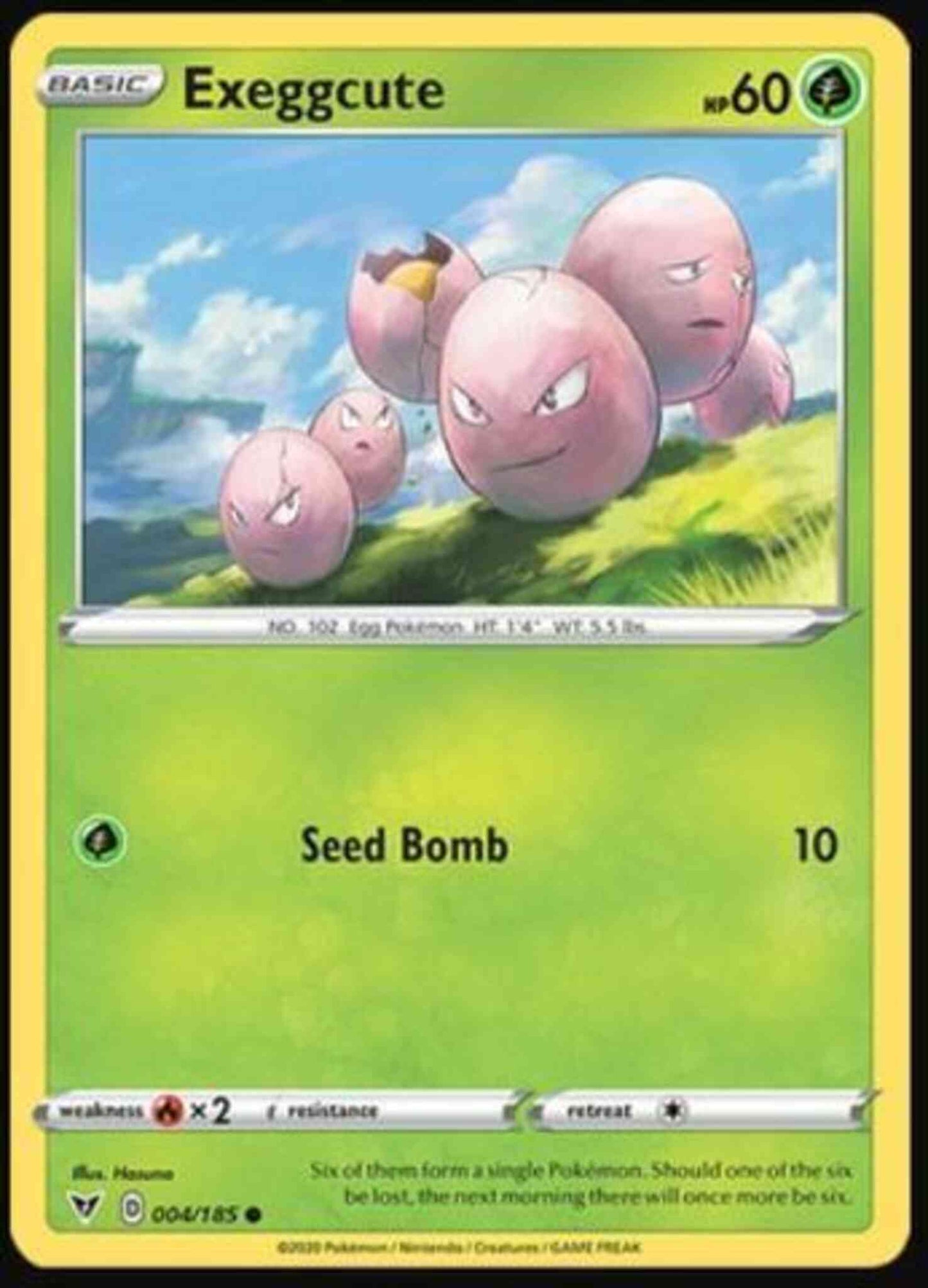 Exeggcute - 004/185 - Common [swsh4-004] [Reverse Holo]