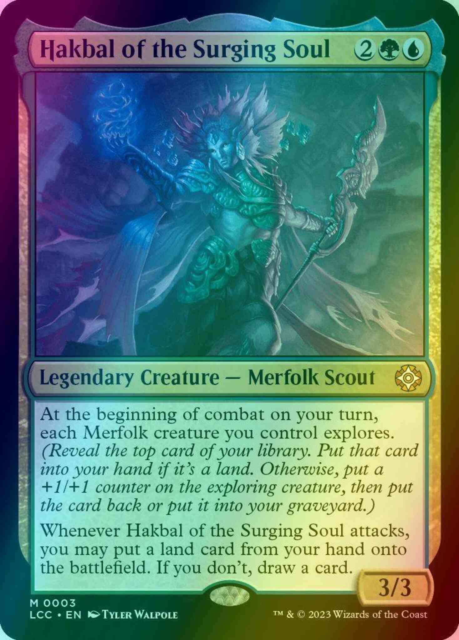 Hakbal of the Surging Soul [3] [The Lost Caverns of Ixalan