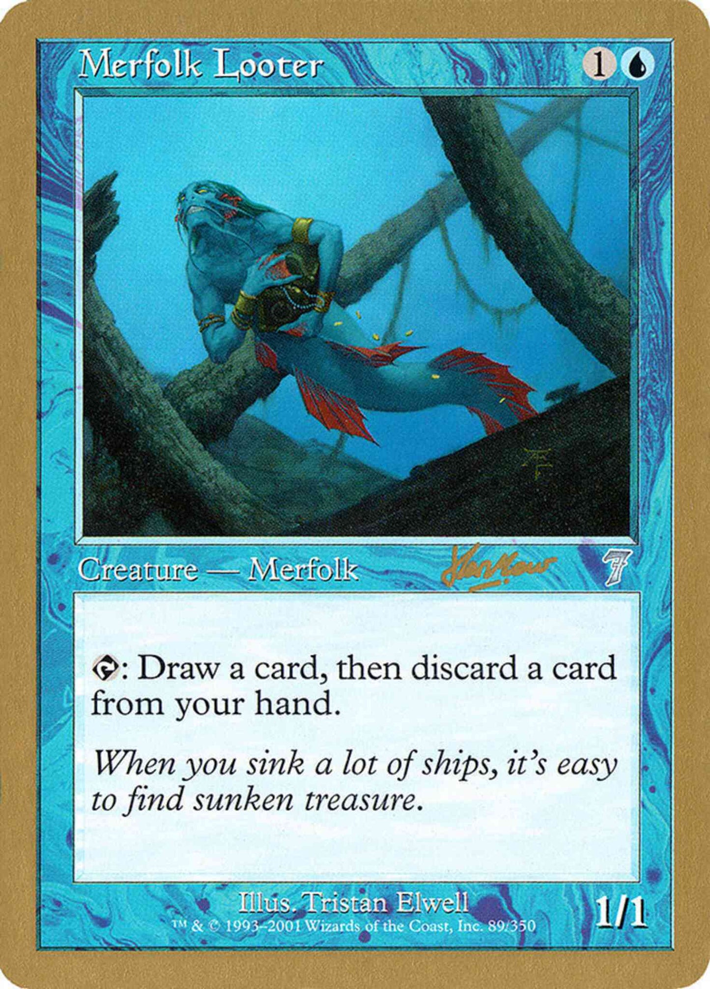 Merfolk Looter [shh89] [World Championship Decks 2002] [Non-Foil]