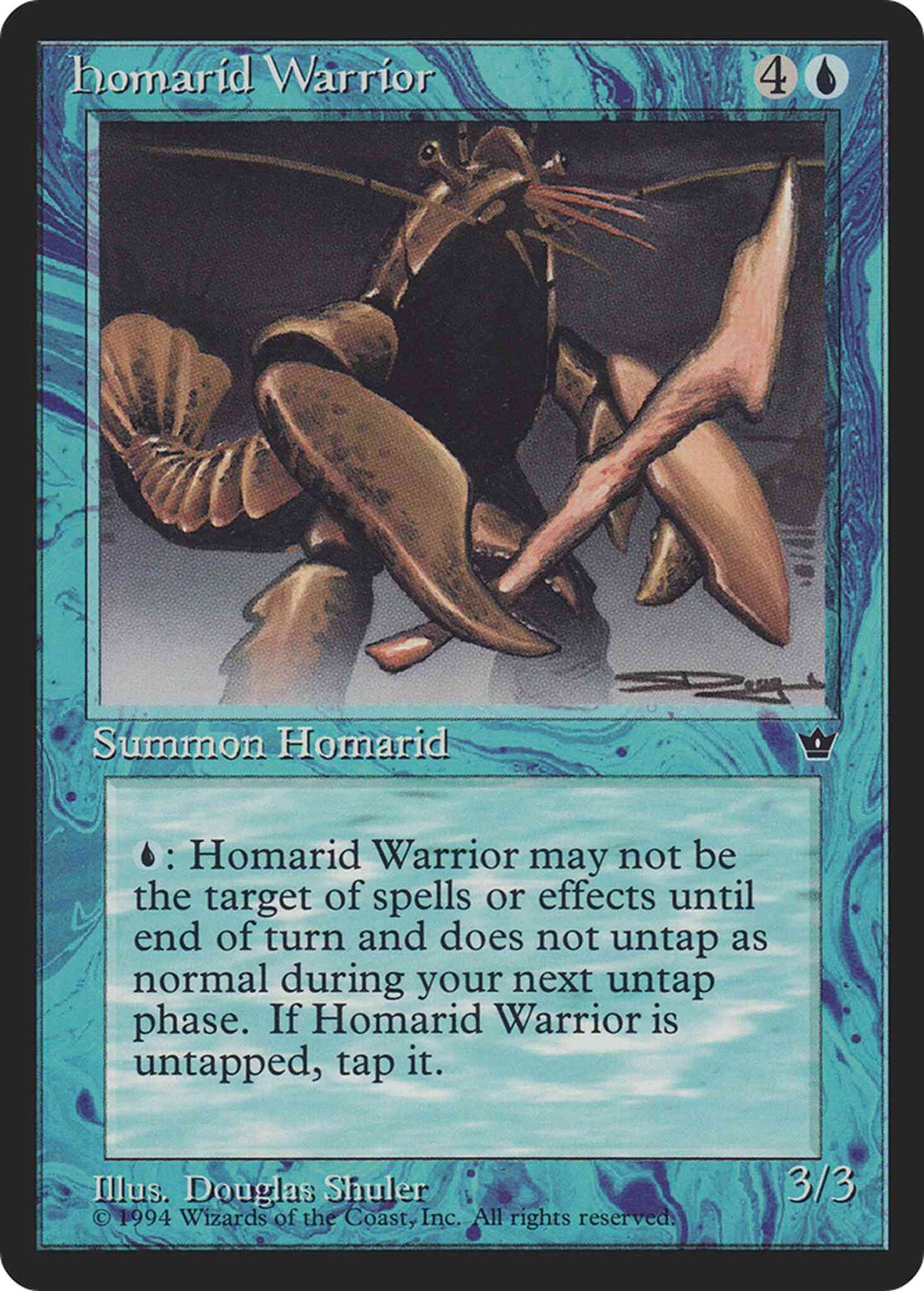 Homarid Warrior [Douglas Shuler] [22c] [Fallen Empires] [Non-Foil]