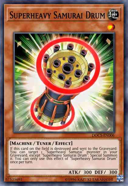 Superheavy Samurai Drum - MP16-EN110 - Common - Unlimited