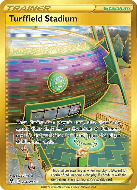 Turffield Stadium - 234/203 - Rare Secret [swsh7-234] [Secret]
