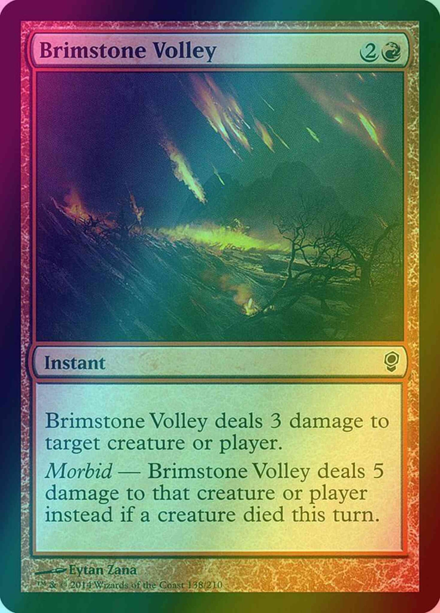 Brimstone Volley [138] [Conspiracy] [Foil]