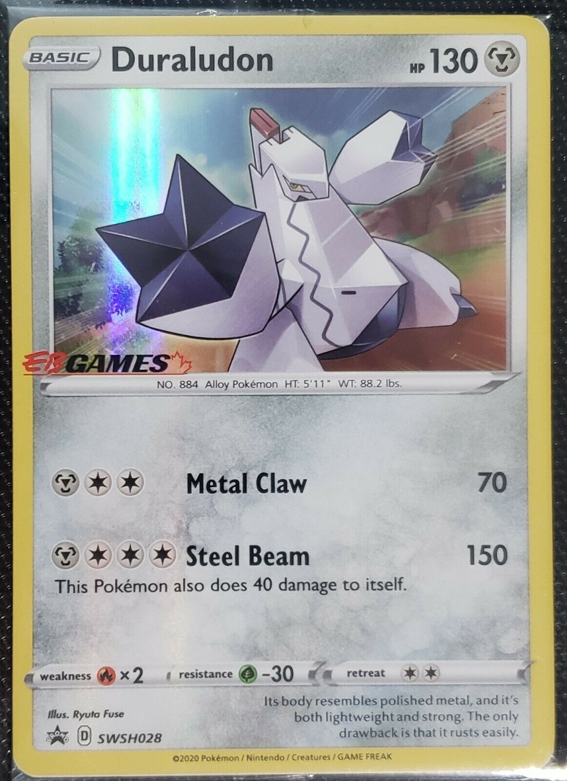 Duraludon - SWSH028 - Promo [EB Games Stamp] [SWSHP-SWSH028] [Holo]