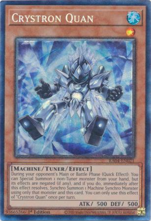 Crystron Quan - RA04-EN021 - Collector's Rare - 1st Edition