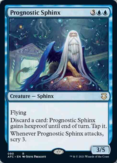 Prognostic Sphinx [90] [Adventures in the Forgotten Realms Commander] [Non-Foil]