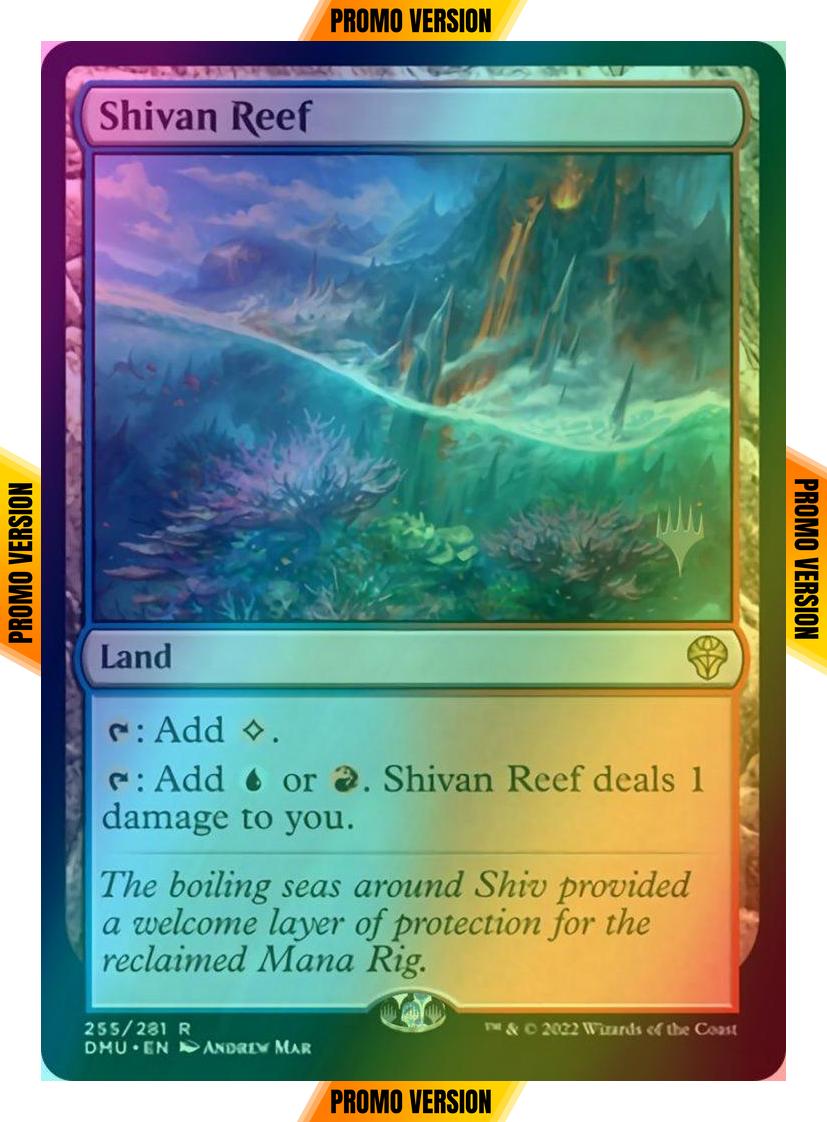 Shivan Reef [255p] [Promo Pack] [Dominaria United: Promos] [Foil]
