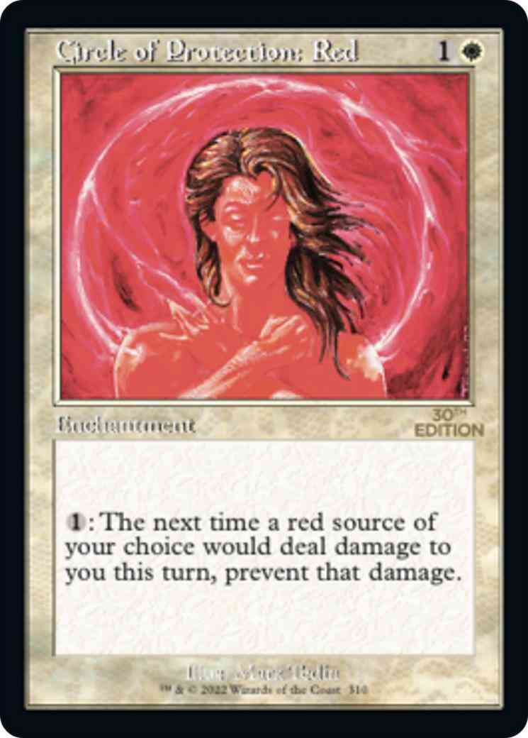 Circle of Protection: Red [310] [Retro Frame] [30th Anniversary Edition] [Non-Foil]