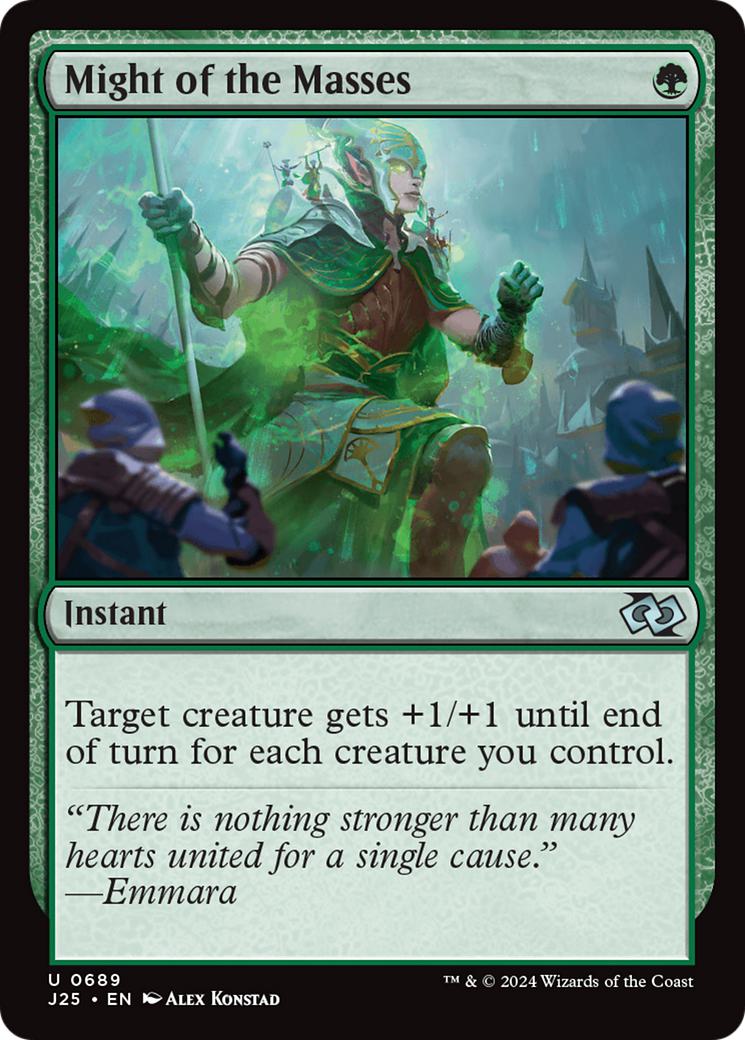 Might of the Masses [689] [Foundations: Jumpstart] [Non-Foil]
