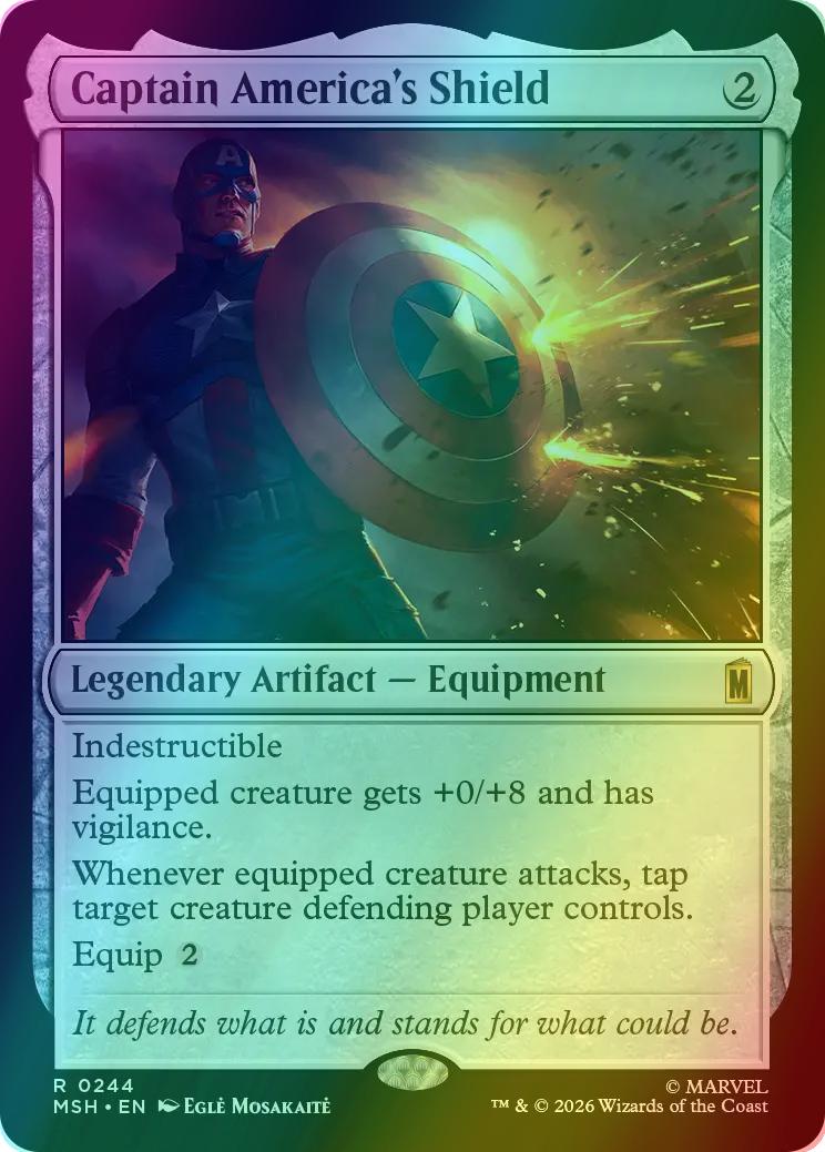 Captain America's Shield [244] [Marvel Super Heroes] [Foil]