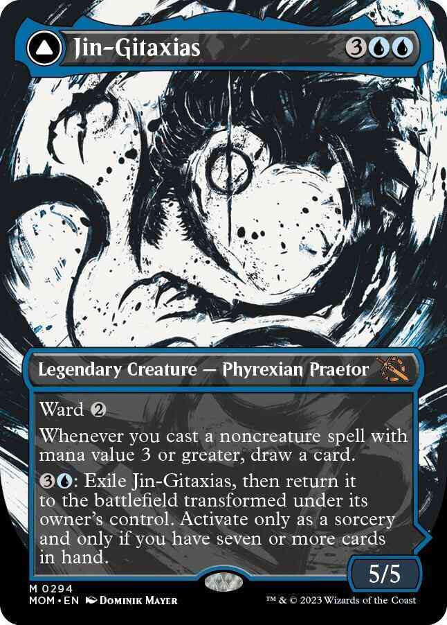 Jin-Gitaxias // The Great Synthesis [294] [Planar Showcase] [March of the Machine] [Non-Foil]