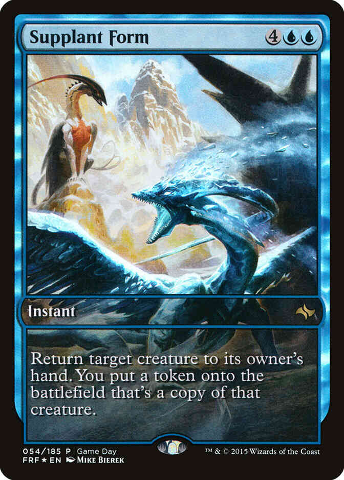 Supplant Form [54] [Game Day] [Fate Reforged Promos] [Foil]
