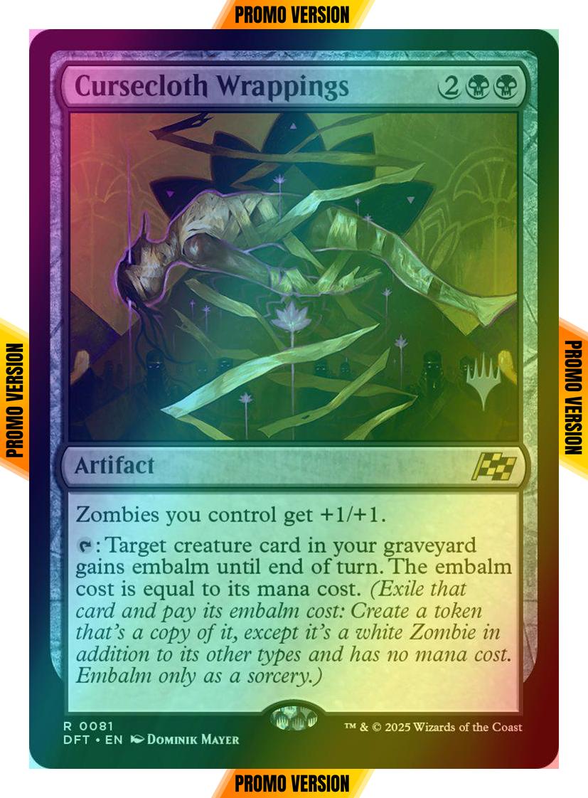 Cursecloth Wrappings [81p] [Promo Pack] [Aetherdrift: Promos] [Foil]