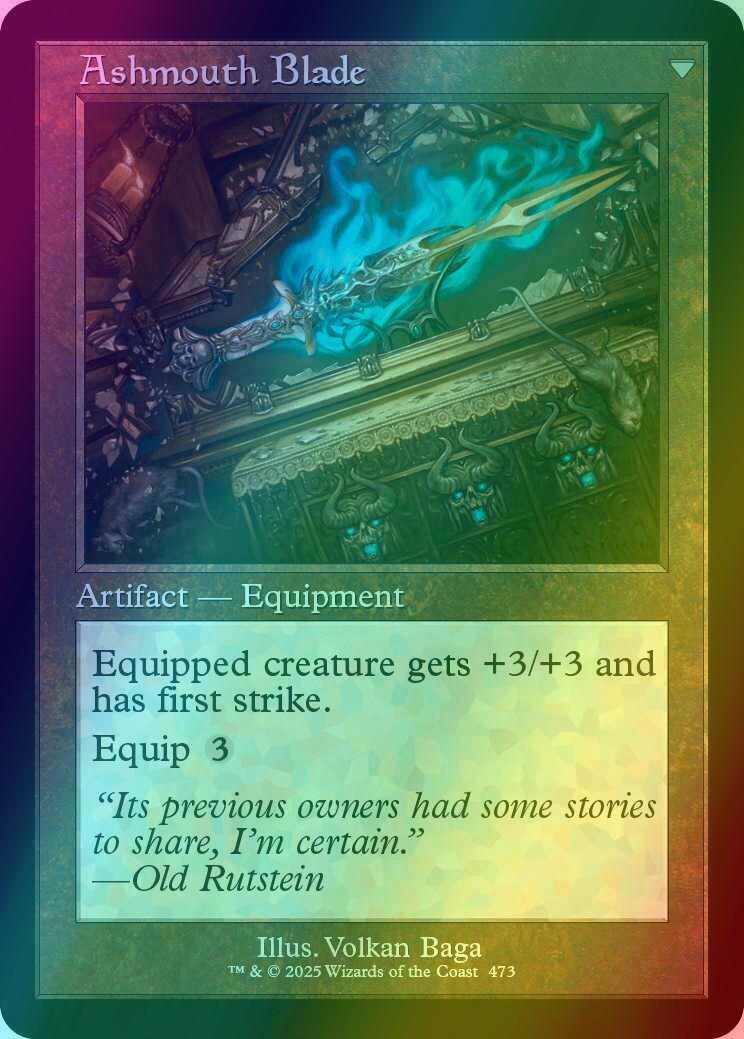 Neglected Heirloom // Ashmouth Blade [473] [Retro Frame] [Innistrad Remastered] [Foil]