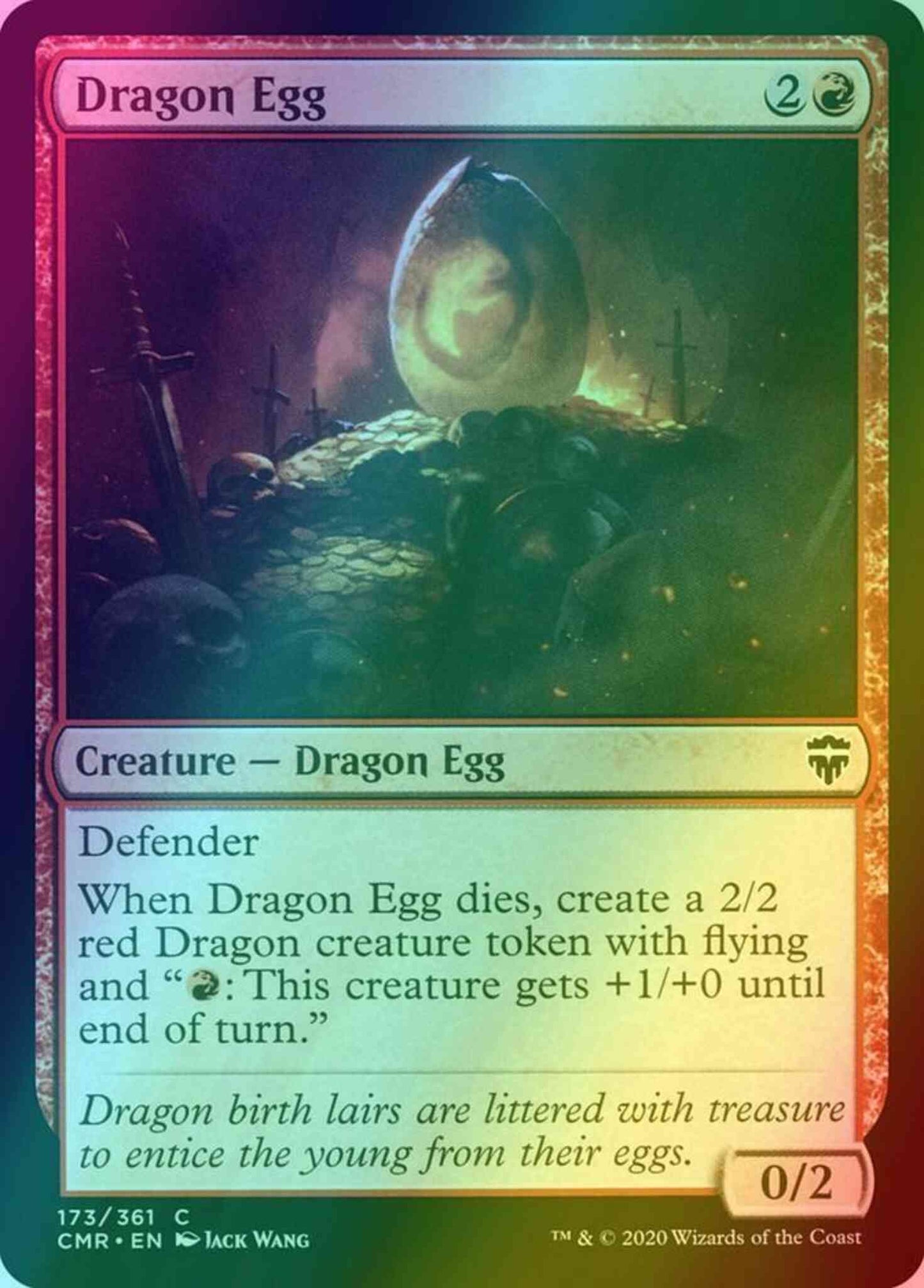 Dragon Egg [173] [Commander Legends] [Foil]