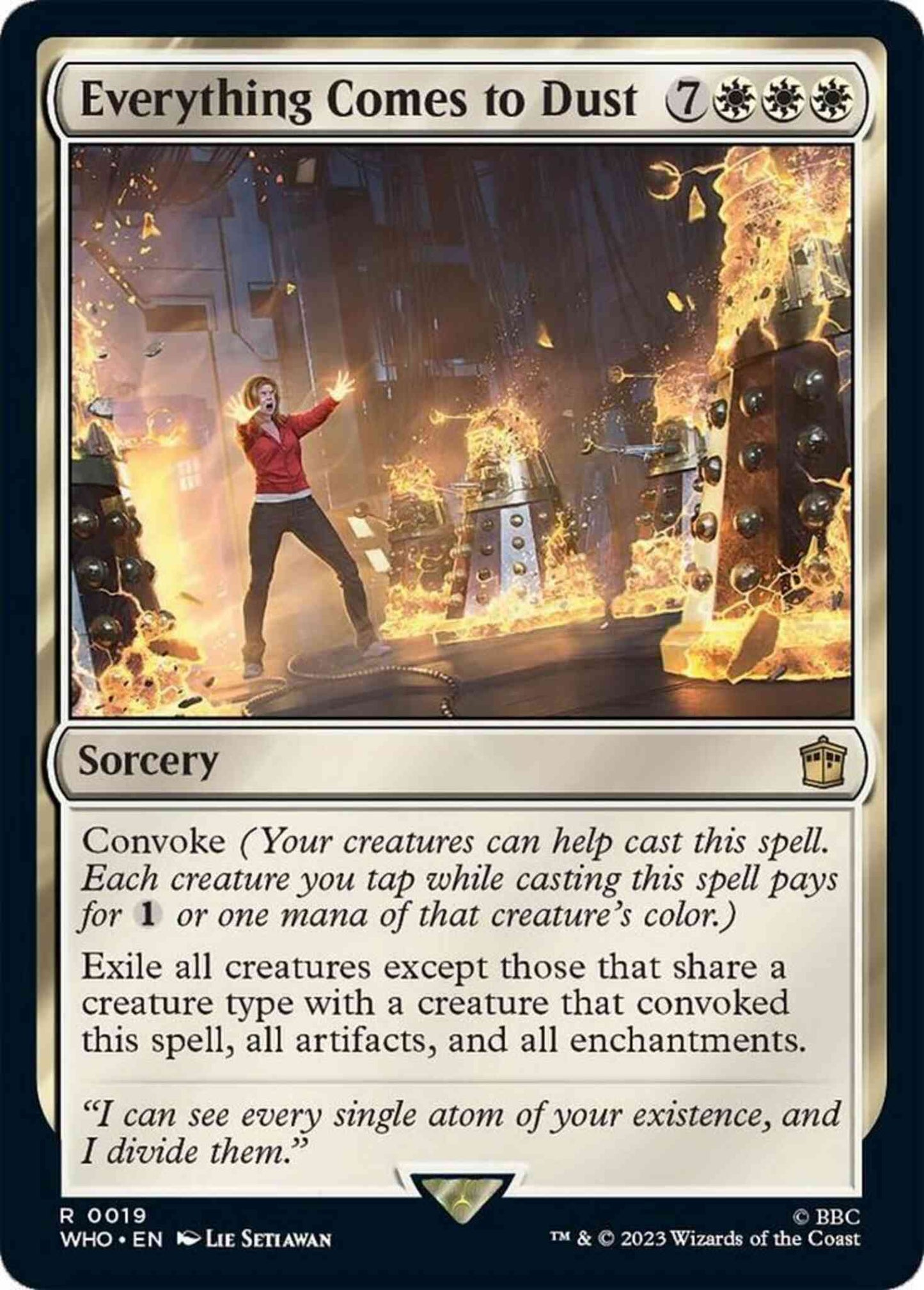 Everything Comes to Dust [19] [Universes Beyond: Doctor Who] [Non-Foil]