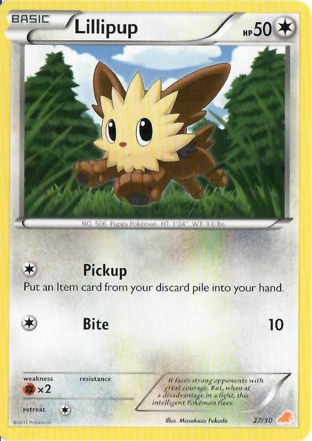 Lillipup - 27/30 - [BW Trainer Kit (Excadrill)] [Non-Holo]