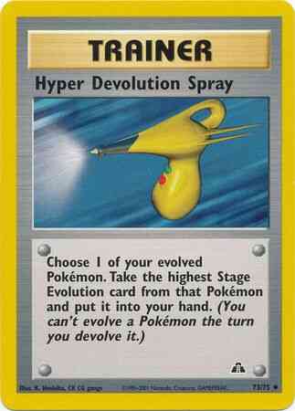 Hyper Devolution Spray - 73/75 - Uncommon - Unlimited [neo2U-73] [Non-Holo]