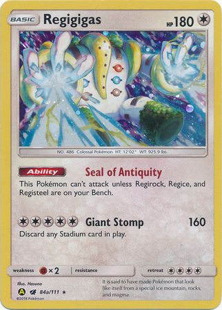Regigigas - 84a/111 - Promo [sm4msp-84a] [Cosmos Holo]