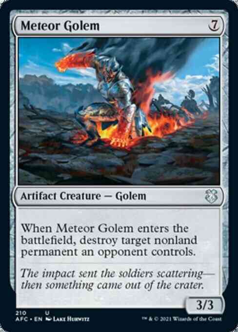 Meteor Golem [210] [Adventures in the Forgotten Realms Commander] [Non-Foil]
