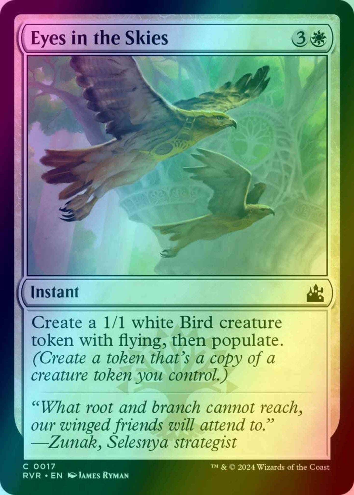 Eyes in the Skies [17] [Ravnica Remastered] [Foil]