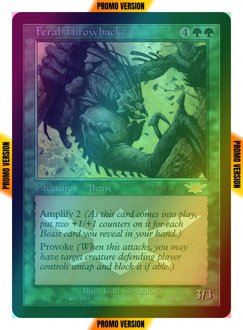 Feral Throwback [19] [Prerelease Events] [Foil]
