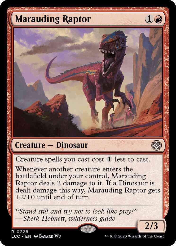 Marauding Raptor [228] [The Lost Caverns of Ixalan: Commander] [Non-Foil]