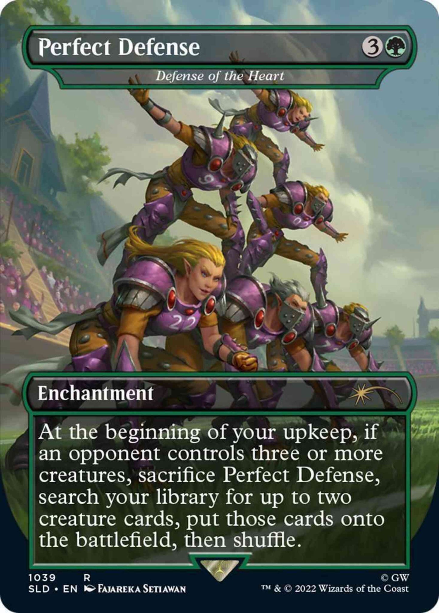 Perfect Defense - Defense of the Heart [1039] [Borderless] [Blood Bowl] [Secret Lair Drop] [Non-Foil]