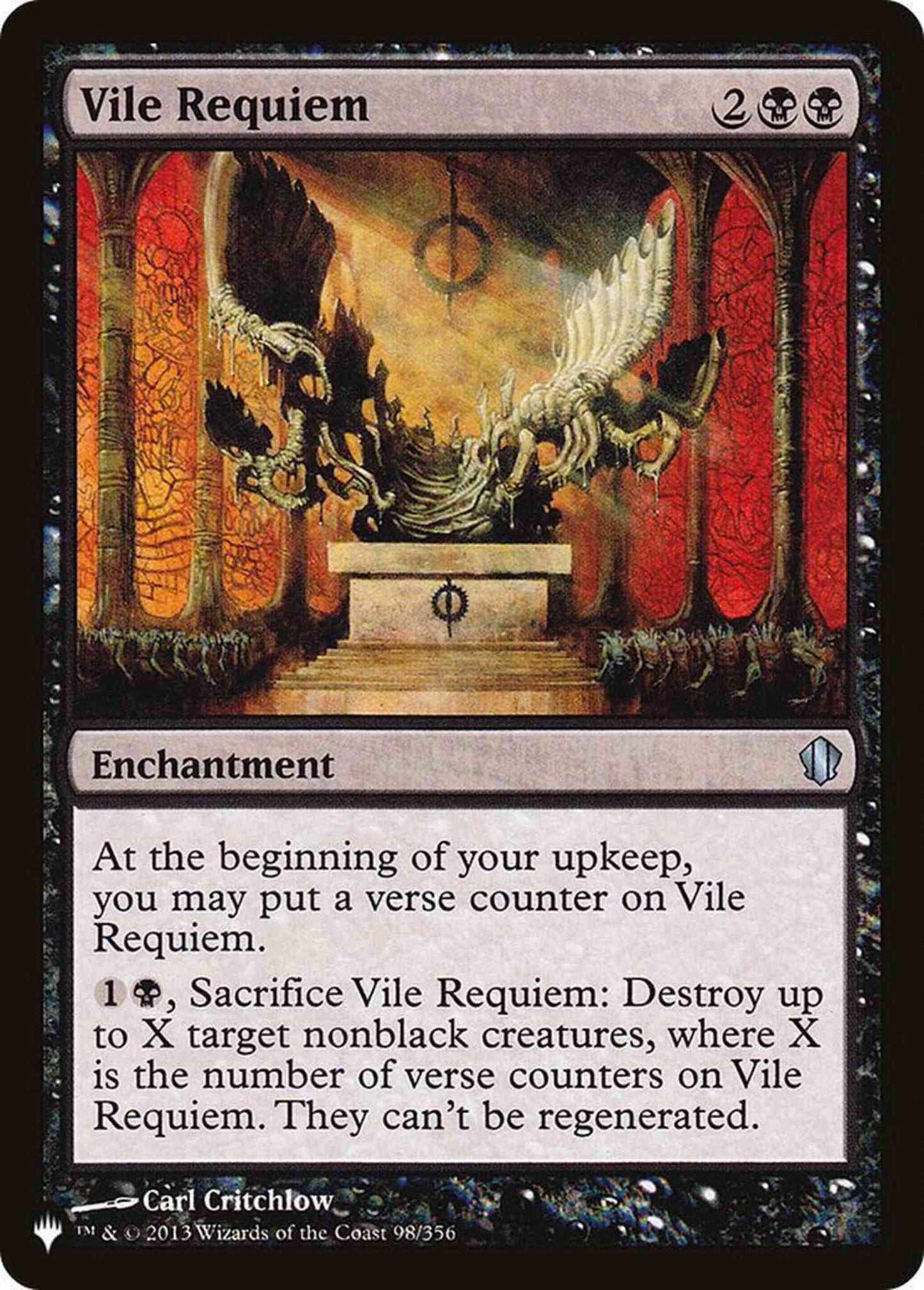 Vile Requiem [C13-98] [The List] [Non-Foil]