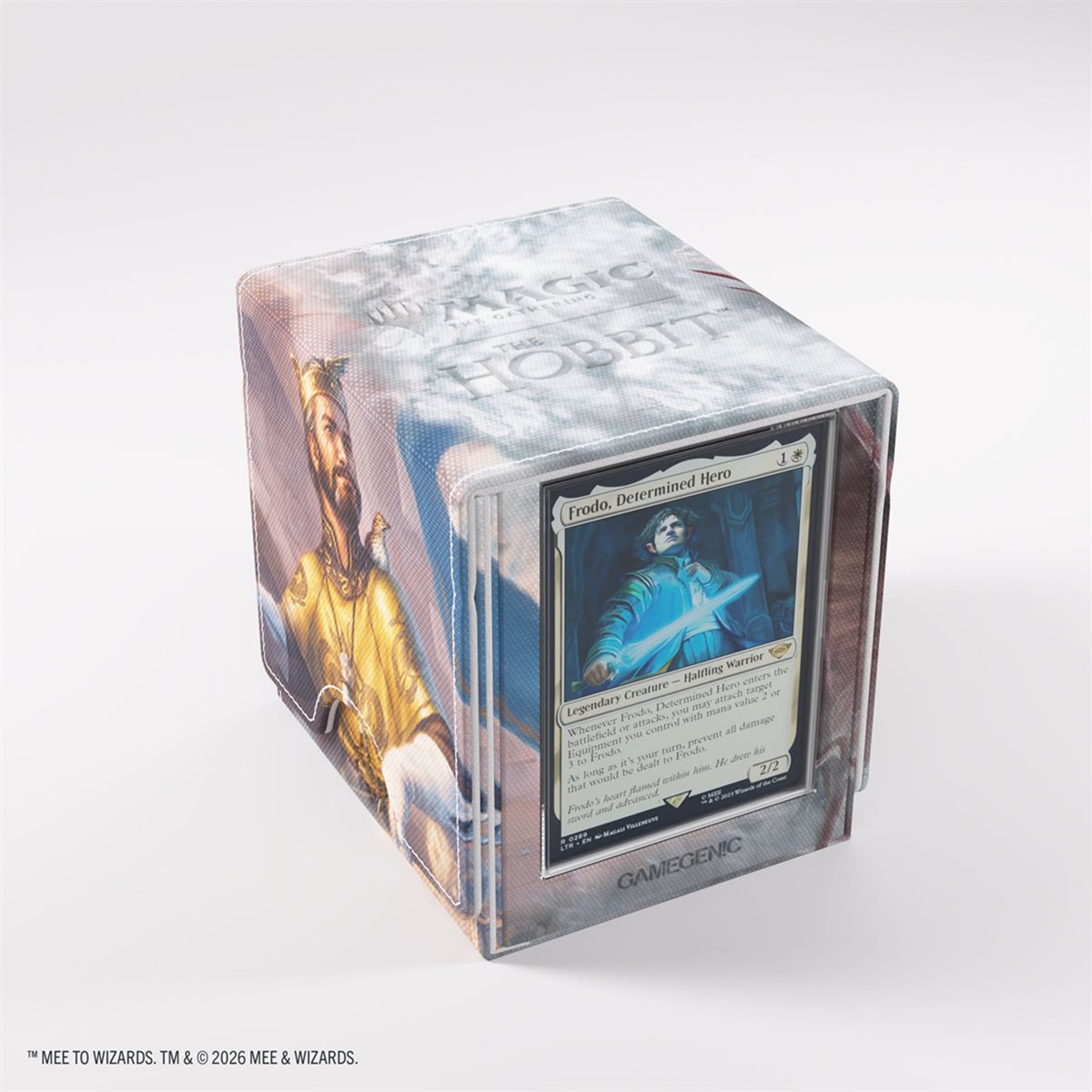 Gamegenic MTG Art Sidekick Pro XL Deck Box - 100+ - The Hobbit - Bard, The King of Dale / Smaug, Wicked Worm