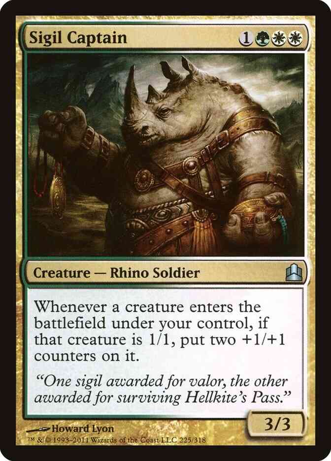 Sigil Captain [225] [Commander 2011] [Non-Foil]