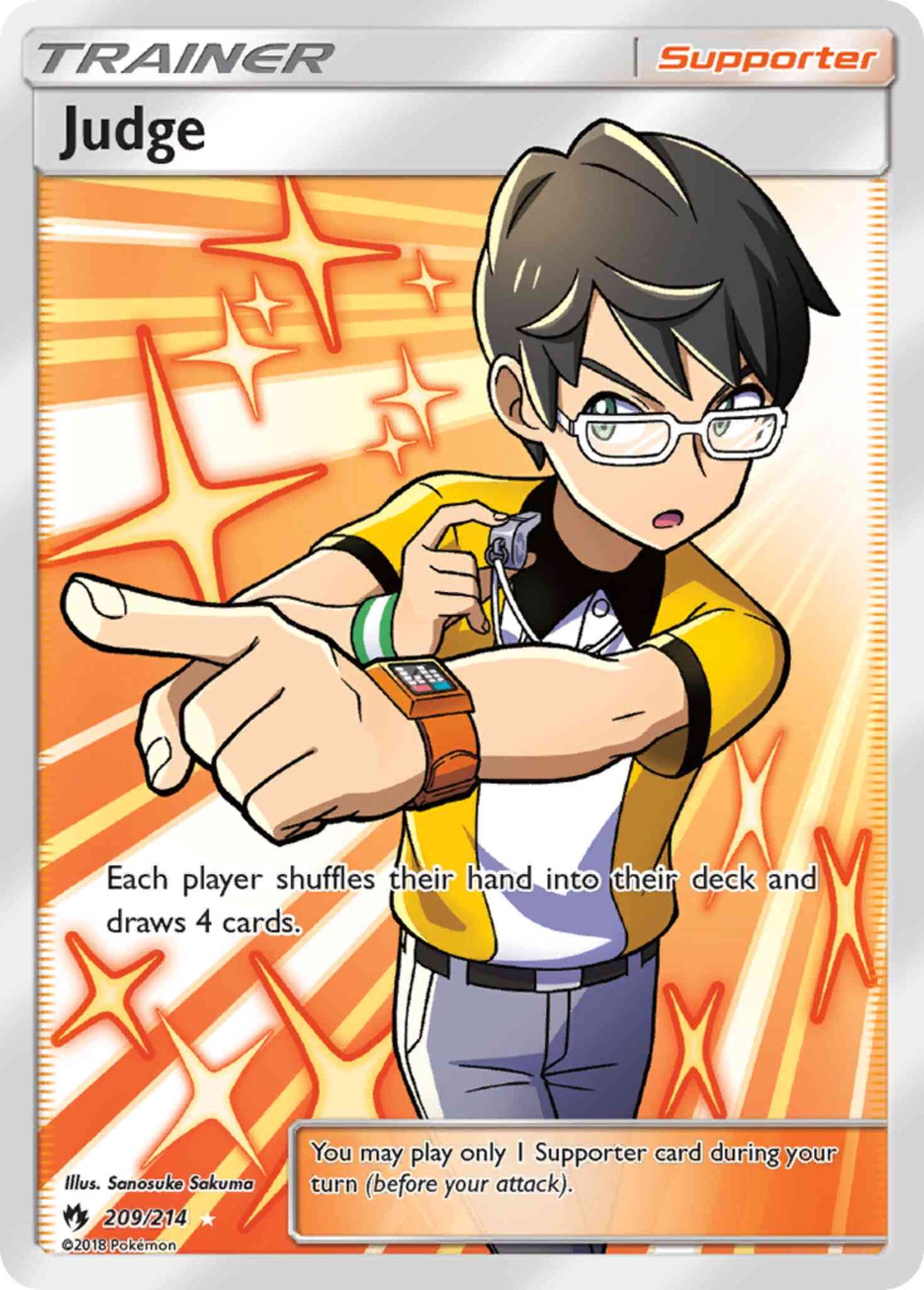 Judge - 209/214 - Rare Ultra [sm8-209] [Ultra]
