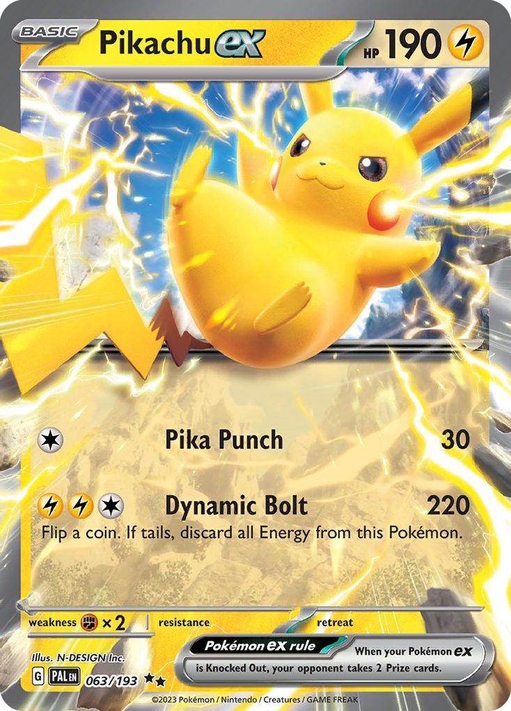 Pikachu ex - 063/193 - Double Rare [sv02-063] [Ultra]