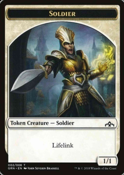 Soldier Token (02) // Soldier Token (06) [02] [GRN Guild Kit Tokens] [Non-Foil]